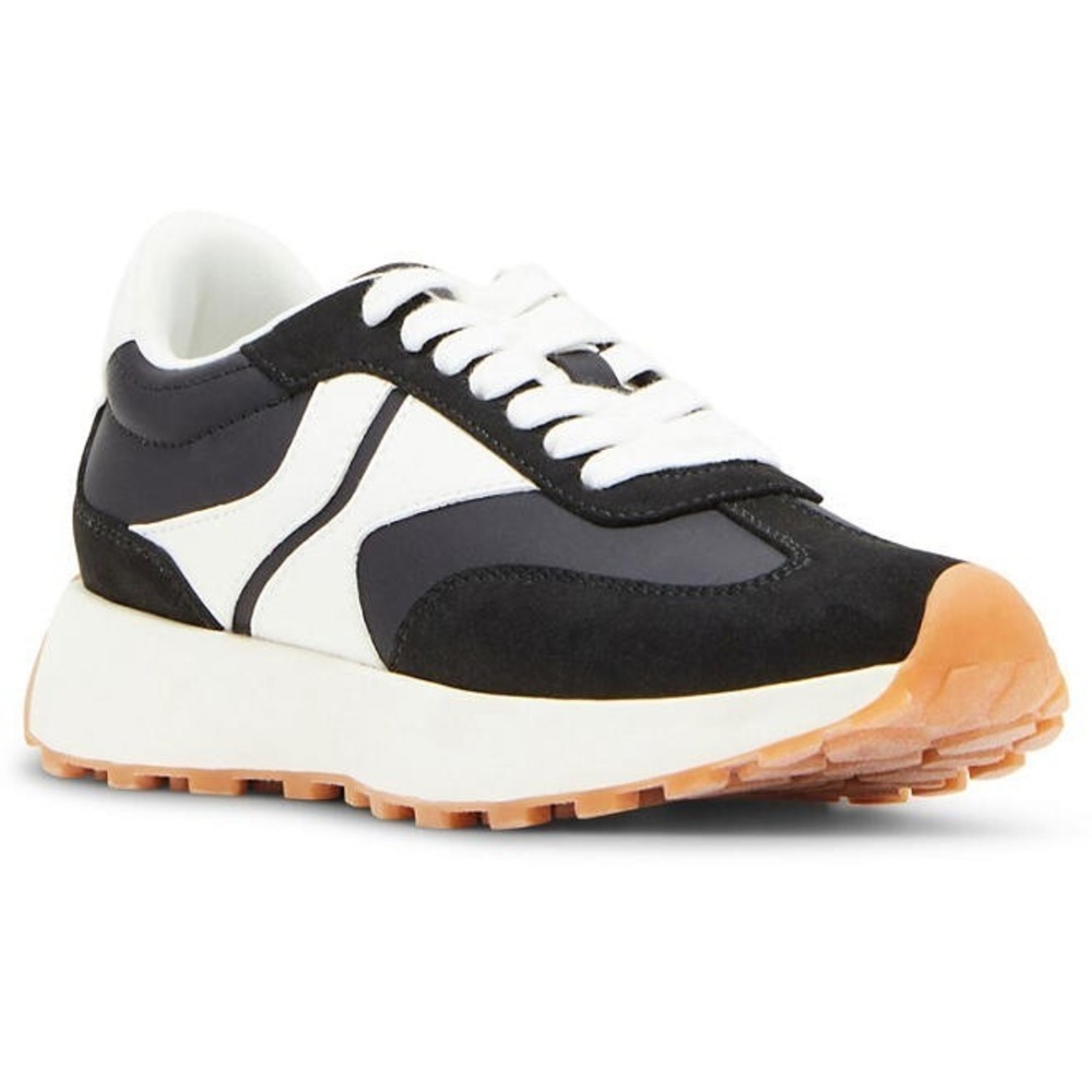 Steve Madden Women's Athletic Jogger Sneaker Size 9 Black/White